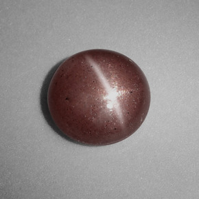 Cat's eye scapolite marrón natural de 1,54 ct, corte redondo, opaco