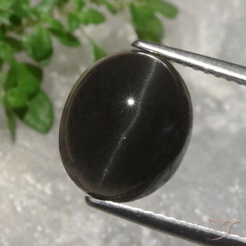 5.07ct Natural Marrón oscuro Escapolita Ojo de Gato, Ovalada, Translúcido
