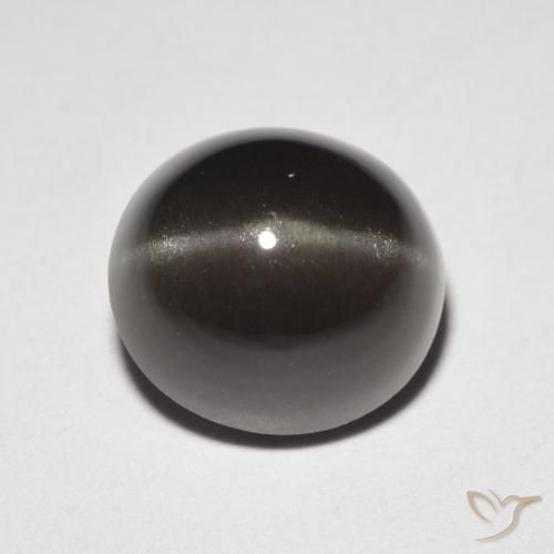 Cat's eye scapolite marrón natural de 3,32 ct, corte óvalo, translúcido