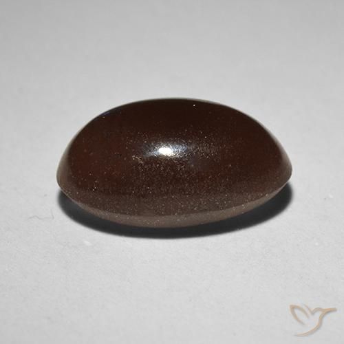 Escapolita Ojo de Gato Marrón sombra natural de 2.12 ct, Ovalada, Translúcido