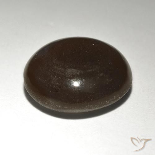 Escapolita Ojo de Gato Marrón sombra natural de 2.99 ct, Redondo, Translúcido