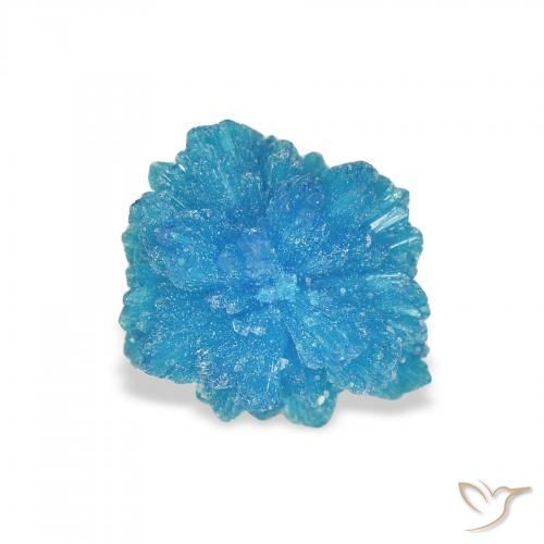 1.15ct Natural Azul azur eléctrico Cavansita, Elegante, Opaco