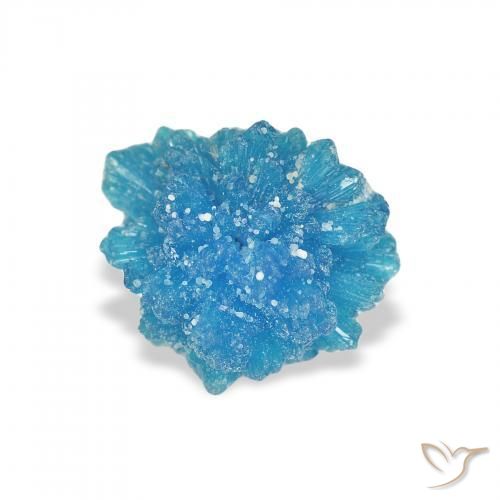 Cavansita Azul azur eléctrico natural de 1.15 ct, Elegante, Opaco
