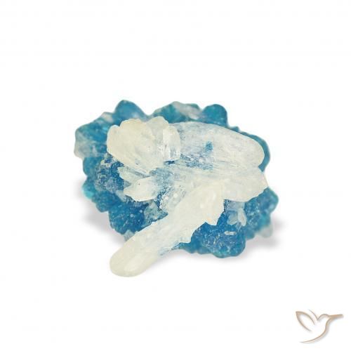 Cavansita Azul azur eléctrico natural de 1.30 ct, Elegante, Opaco