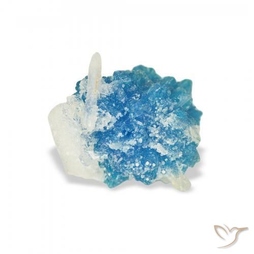 Cavansita Azul azur eléctrico natural de 1.80 ct, Elegante, Opaco