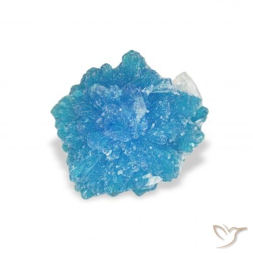 1.10ct Natural Azul azur eléctrico Cavansita, Elegante, Opaco