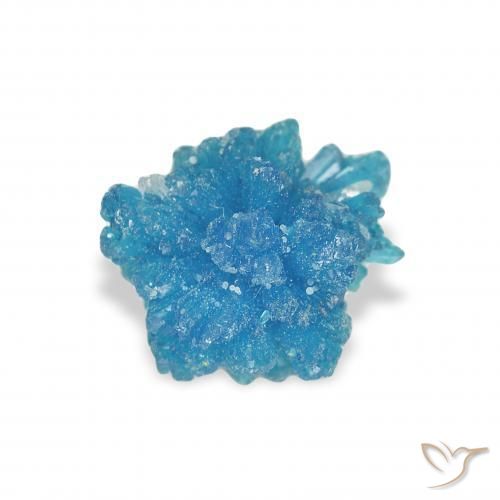 Cavansita Azul azur eléctrico natural de 0.97 ct, Elegante, Opaco