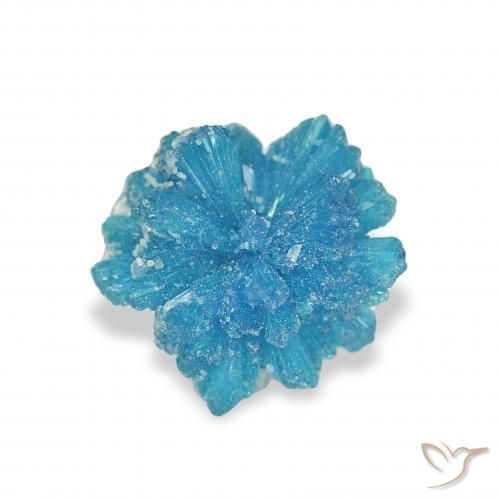 Cavansita Azul azur eléctrico natural de 0.97 ct, Elegante, Opaco
