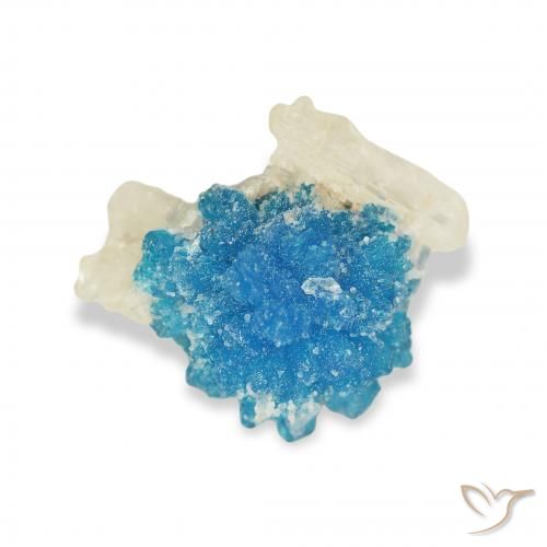2.03ct Natural Azul azur eléctrico Cavansita, Elegante, Opaco