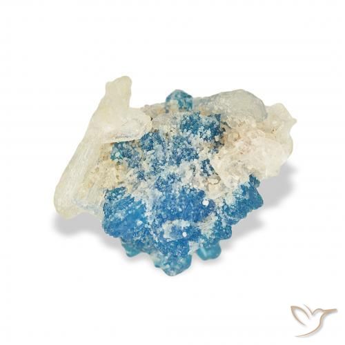 Cavansita Azul azur eléctrico natural de 2.03 ct, Elegante, Opaco