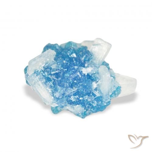 1.77ct Natural Azul yale Cavansita, Elegante, Opaco