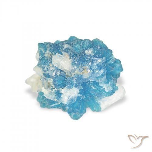 1.25ct Natural Azul yale Cavansita, Elegante, Opaco