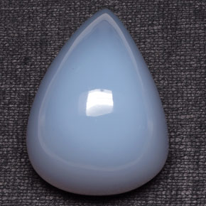Calcedonia azul natural de 193,10 ct, transparente, transparente / translúcido