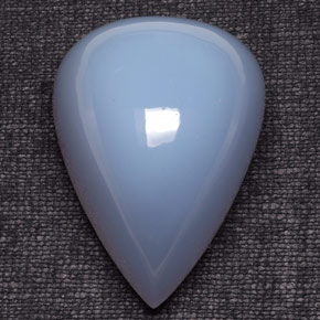 Calcedonia azul natural de 193,10 ct, transparente, transparente / translúcido