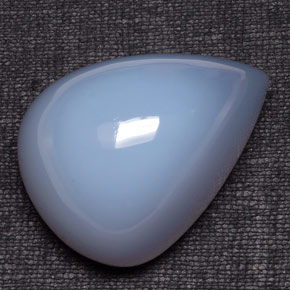 Calcedonia azul natural de 193,10 ct, transparente, transparente / translúcido