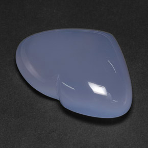 Calcedonia azul natural de 117,45 ct, transparente, transparente / translúcido