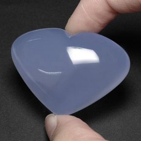 Calcedonia azul natural de 117,45 ct, transparente, transparente / translúcido