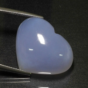 Calcedonia azul natural de 31,47 ct, transparente, transparente / translúcido