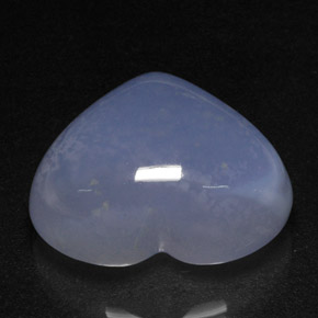 Calcedonia azul natural de 40,12 ct, transparente, transparente / translúcido
