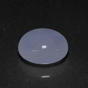 Calcedonia azul natural de 4,03 ct, transparente, transparente / translúcido