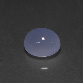 Calcedonia azul natural de 5,27 ct, transparente, transparente / translúcido