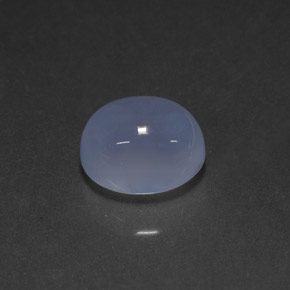 Calcedonia azul natural de 5,06 ct, transparente, transparente / translúcido