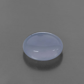 Calcedonia azul natural de 3,58 ct, transparente, transparente / translúcido
