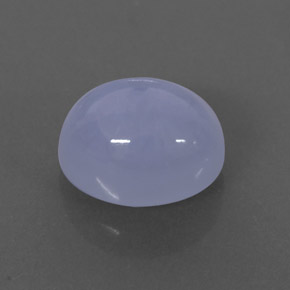 Calcedonia azul natural de 2,70 ct, transparente, transparente / translúcido