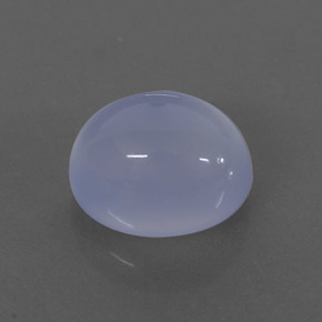 Calcedonia azul natural de 2,70 ct, transparente, transparente / translúcido