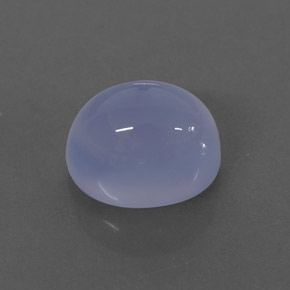 Calcedonia azul natural de 2,72 ct, transparente, transparente / translúcido