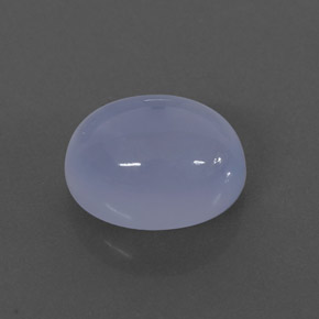 Calcedonia azul natural de 2,38 ct, transparente, transparente / translúcido