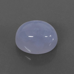 Calcedonia azul natural de 2,78 ct, transparente, transparente / translúcido