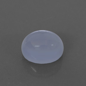 Calcedonia azul natural de 3,07 ct, transparente, transparente / translúcido