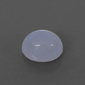 Calcedonia azul natural de 2,82 ct, transparente, transparente / translúcido