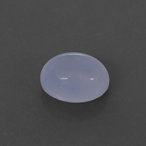 Calcedonia azul natural de 2,33 ct, transparente, transparente / translúcido