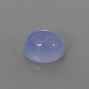 Calcedonia azul natural de 2,74 ct, transparente, transparente / translúcido