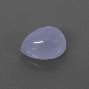 Calcedonia azul natural de 2,84 ct, transparente, transparente / translúcido