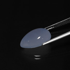 Calcedonia Azul lavanda natural de 5.99 ct, Transparente, Transparente / Translúcido