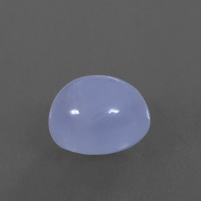 Calcedonia azul natural de 3,77 ct, transparente, transparente / translúcido