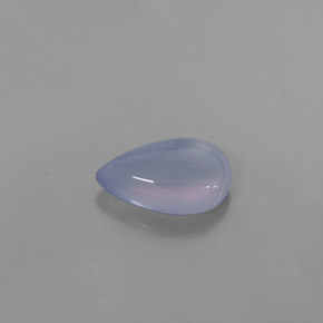 Calcedonia azul natural de 2,49 ct, transparente, transparente / translúcido