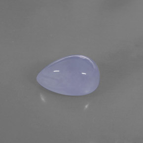 Calcedonia Azul lavanda natural de 8.19 ct, Transparente, Transparente / Translúcido