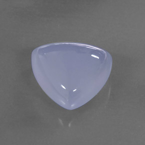 Calcedonia azul natural de 10,59 ct, transparente, transparente / translúcido