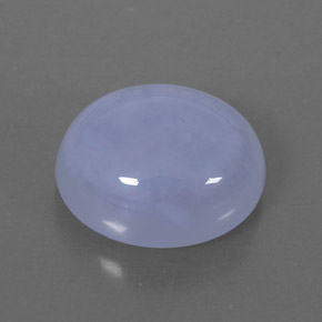 Calcedonia azul natural de 5,52 ct, transparente, transparente / translúcido