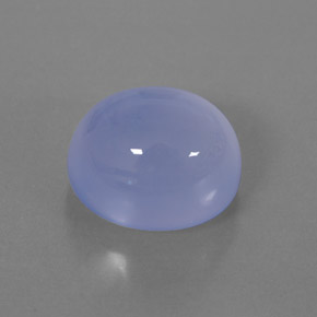 Calcedonia azul natural de 6,71 ct, transparente, transparente / translúcido