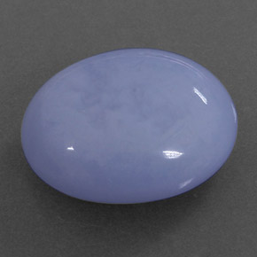 Calcedonia azul natural de 13,90 ct, transparente, transparente / translúcido