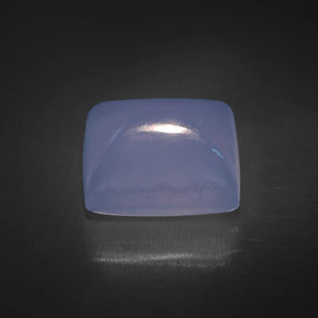 Calcedonia azul natural de 9,63 ct, transparente, transparente / translúcido