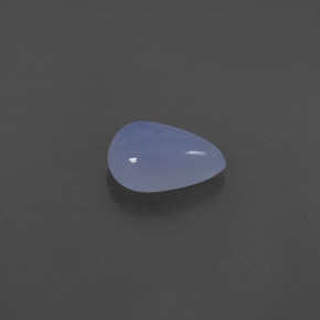 Calcedonia azul natural de 1,76 ct, transparente, transparente / translúcido