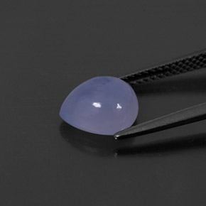 Calcedonia Azul lavanda natural de 2.34 ct, Transparente, Transparente / Translúcido