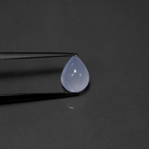 Calcedonia Azul lavanda natural de 1.97 ct, Transparente, Transparente / Translúcido