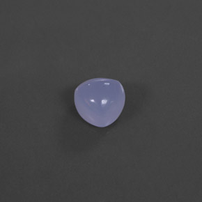 Calcedonia azul natural de 6,77 ct, transparente, transparente / translúcido